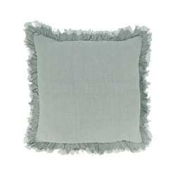 13069 - Ruffled Design Pillow - Down Filled