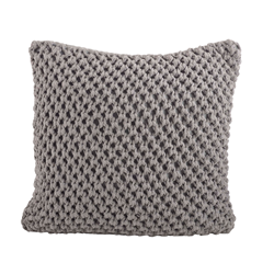 1590 - Knitted Design Pillow - Down Filled