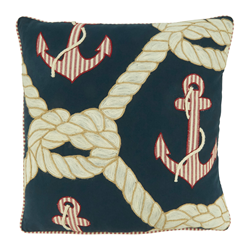 3030 Anchor And Rope Pillow