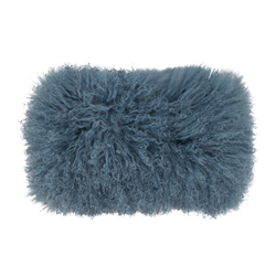 3564 - Mongolian Lamb Fur Pillow - Poly Filled