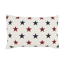 6771P Red And Blue Stars Pillow