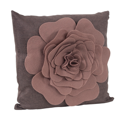 FT331 - Flower Design Pillow - Poly Filled