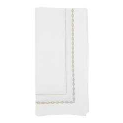3494 Embroidered Chainlink Napkin