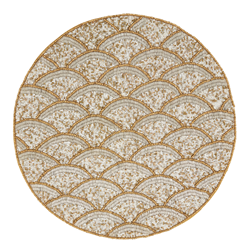 1260 Beaded Scallop Placemat