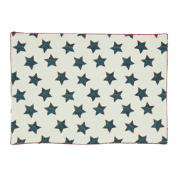 1787 Whipstitch Stars Placemat