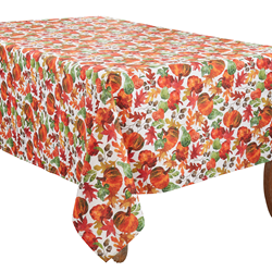 3321 Pumpkin Foliage Tablecloth