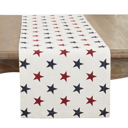 6771 Red And Blue Stars Runner