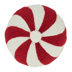 1239 - Candy Cane Pillow - Poly Filled