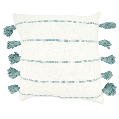 752 Stripe Tassel Pillow